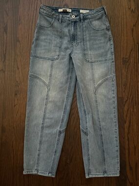 Anthropologie Pilcro Patchwork Utility Jeans